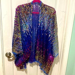 Sequin kimono